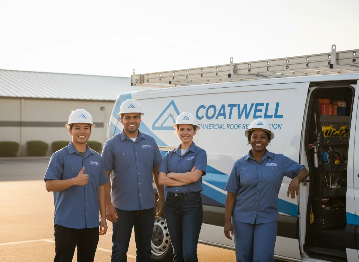 Commercial roof coating company in New Canton, IL